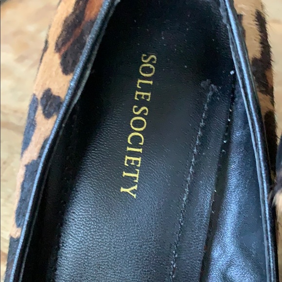 Sole Society Leopard Wedges - Picture 2 of 6